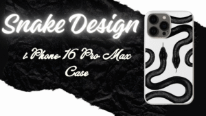 Snake Design i Phone 16 Pro Max Case